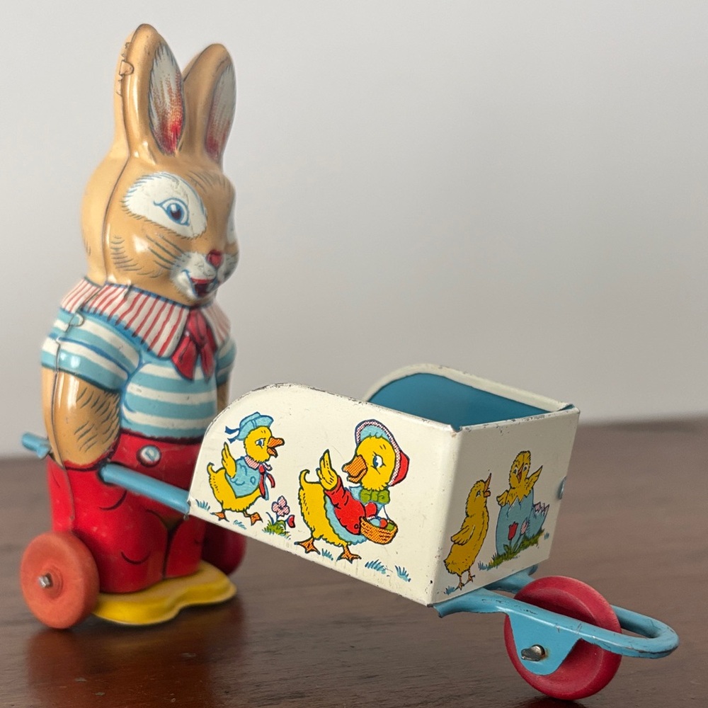 Vintage Tin Candy Container